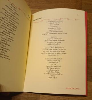 Nasse Landstrasse nachts von Harald Kappel - Linoldruck Edition